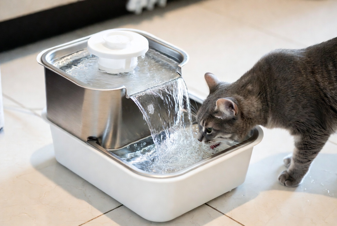 Comment fonctionne une fontaine a eau pour chat ?